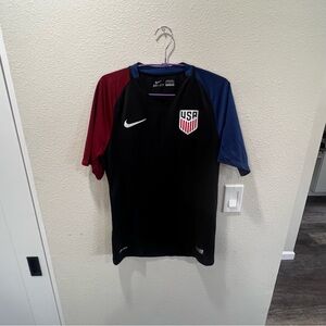 Nike USA Soccer Dry Fit Jersey Patriotic Red/White/Blue Men's Size S Athletic